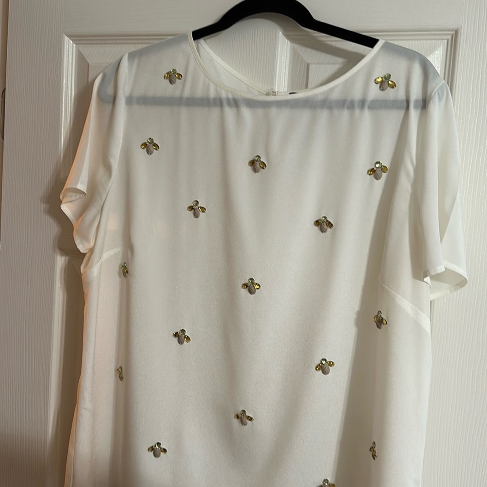 Alex Marie rhinestone top